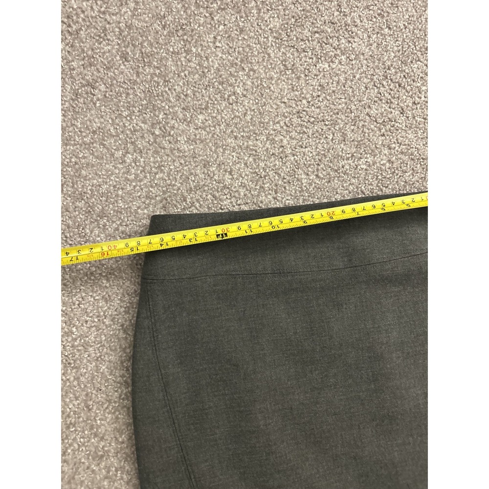 LOFT Pencil Skirt Womens 6 Gray Excellent Back Vent Lined Professional Career - Picture 6 of 7